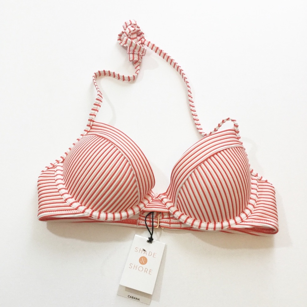 Shade & Shore Swimsuit Top Bikini Coral 32B